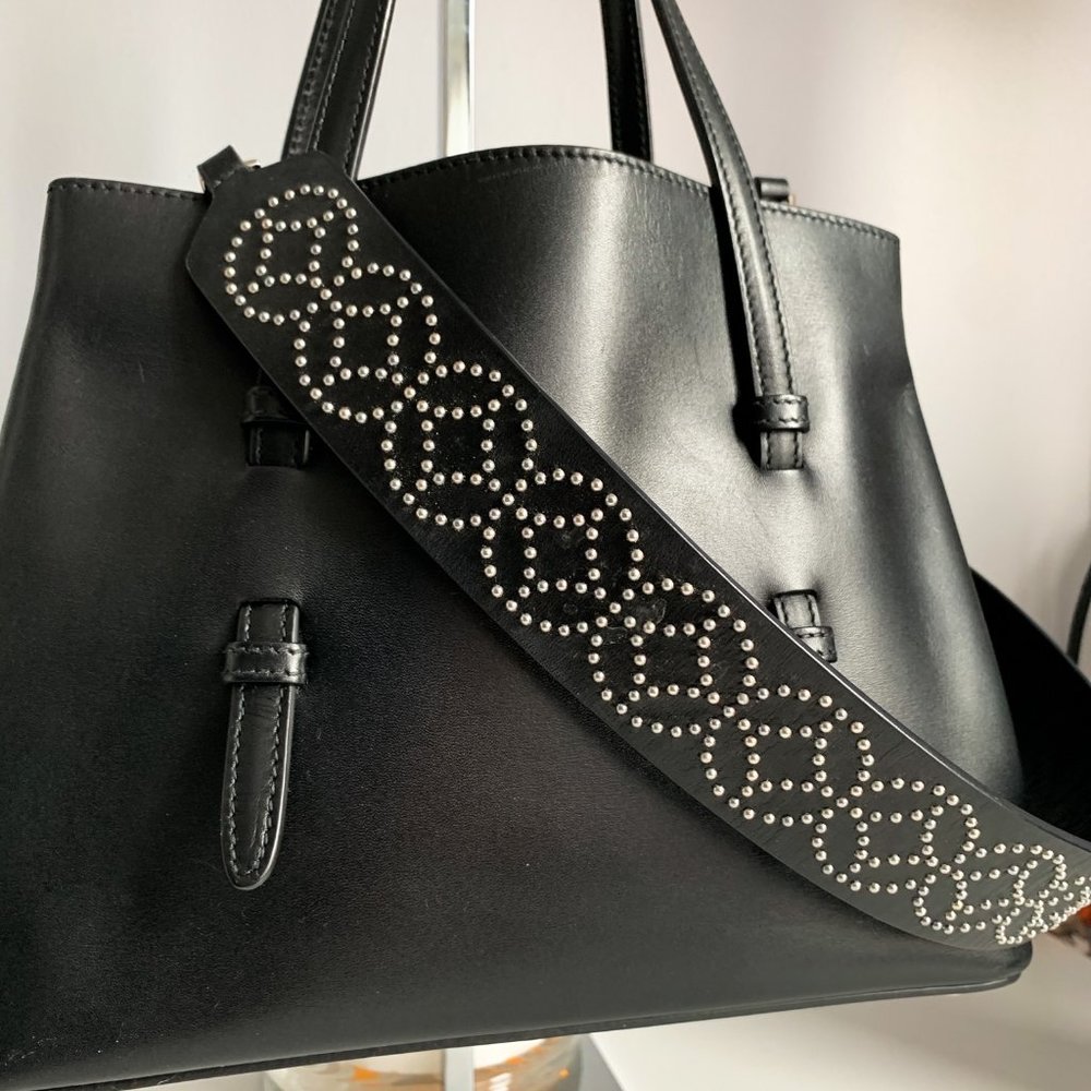 Alaia Mini Mina Leather Tote - Picture 3 of 8